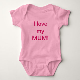 Body J'aime ma MAMAN que le bébé se développent