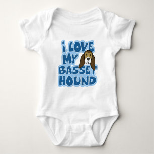 Body J'aime ma plante grimpante de bébé de Basset Hou