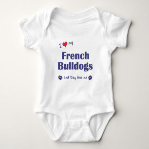 Body J'aime mes bouledogues français (les chiens