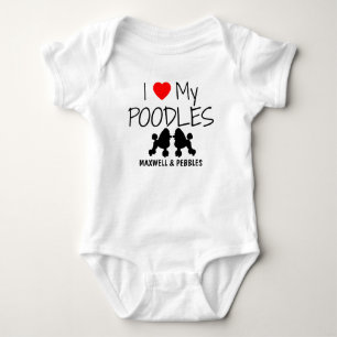 Body J'Aime Mes Deux Poodles