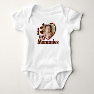 Body J'Aime Mes Mommies Pink Brown Photo