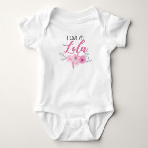 Body J'aime mon bouquet rose de Lola