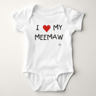 Body J'AIME MON MEEMAW. Creeper. infantile
