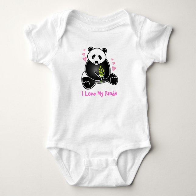 Body J'aime mon panda (Devant)