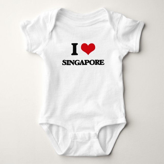 Body J'aime Singapour (Devant)