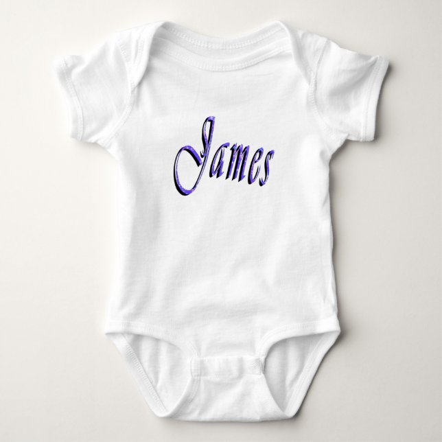Body James, Nom, Logo, Coton de bébé (Devant)