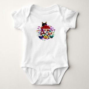 Body Jardin Gnomes Bodysuit bébé