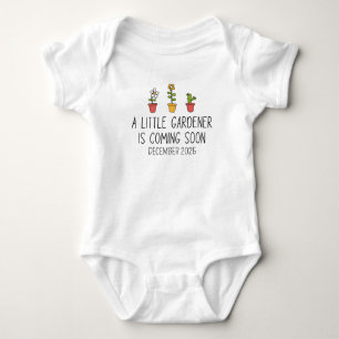 Body Jardiner Le Petit Jardinier Du Nouvel Enfant Vient