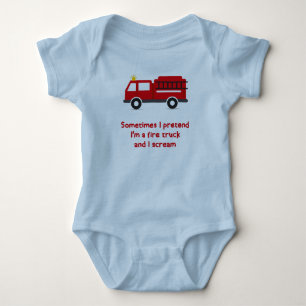 Body Je fais semblant d'être un camion de pompiers et d