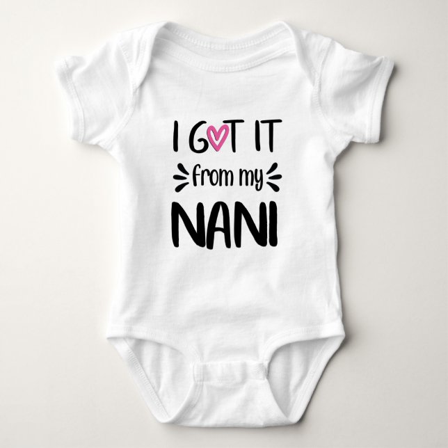 Body Je L'Ai Reçu De Mon Bodysuit Nani (Devant)