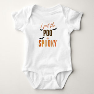 Body Je mets le Poo en Éffrayant, mignon bébé Halloween