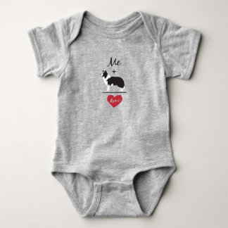 Body Je plus la combinaison égale de bébé d'amour de