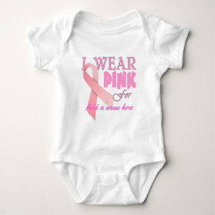 Body Je porte le rose pour Tempate nommé pour le cancer