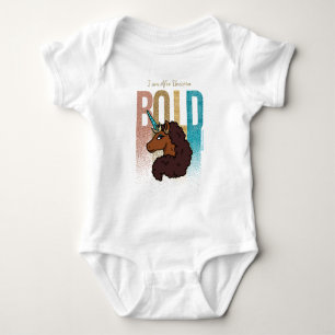 Body Je suis Afro Licorne Conception Pailletée Audaci