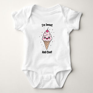Body "Je suis doux et cool !" Conception mignonne de cô