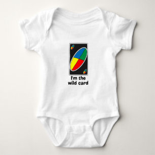 Body Je suis la Wild Card   Costume pour bébé amusant a