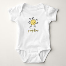 Je suis le soleil de maman - chemise de bébé et de