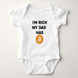 Body Je suis riche - mon papa a Bitcoin