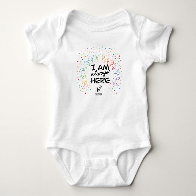 Body Je Suis Toujours Là - Le Bodysuit Pour Bébé Arc-En (Devant)