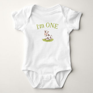 Body Je suis un baby cow bodysuit anniversaire