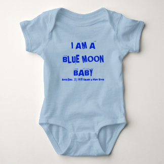 Body JE SUIS un BÉBÉ de LUNE BLEUE, soutenu le 31