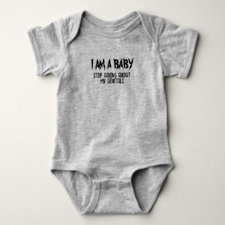 Body JE SUIS UN BÉBÉ, une tenue neutre pour les femmes