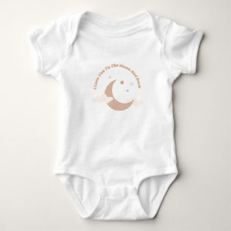 Body Je T'Aime À La Lune Et Au Dos Bodysuit Bébé