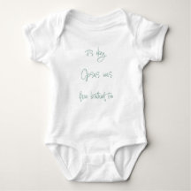 Jersey de naissance gratuite | Funny Baby Bodysuit