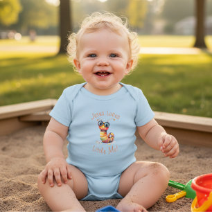Body Jésus Aime Petit Moi Mignon Garçon Fille Chenille