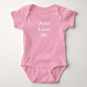 Body Jésus M'Aime. Costume de bébé Jersey