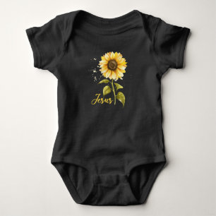 Body Jésus Tournesol Inspiration Fleur Positivité