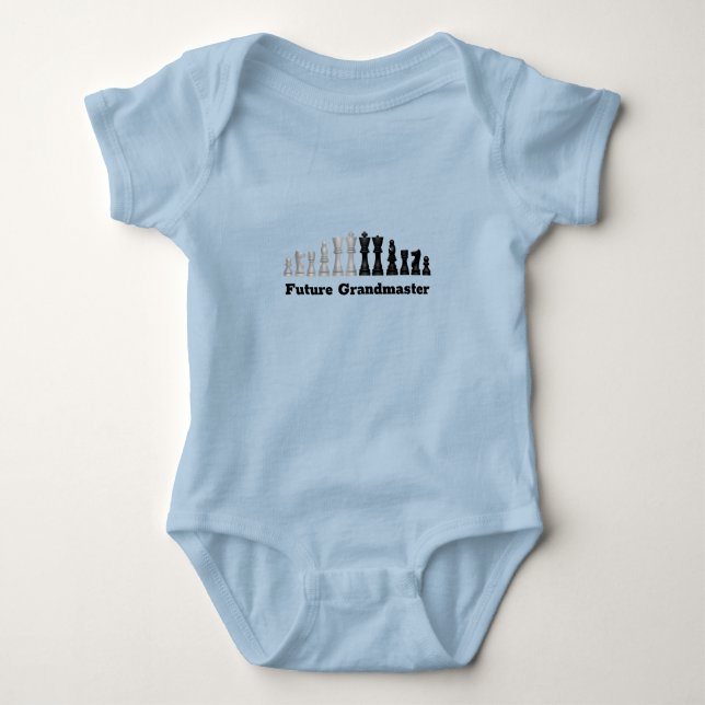 Body Jeu d'échecs Conception Bébé Bodysuit (Devant)