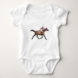 Body Jockey et cheval de course de chevaux