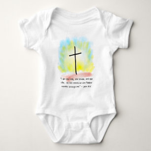 Body JOHN 14:6 Bodysuit de jersey bébé