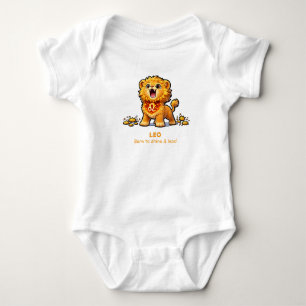 Body Joli bodysuit bébé Lion Lion du zodiaque - Né pour