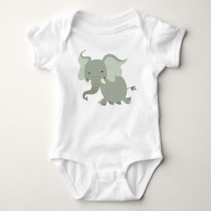 Body Joli Cartoon Eléphant Baby Apparel