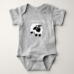 Body Joli Cartoon mouton gris