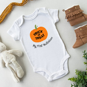 Body Joli Citrouille Trick ou Treat Baby Bodysuit