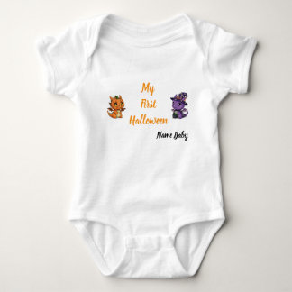 Body Joli Dragon Squelette Mon Premier Halloween Bébé