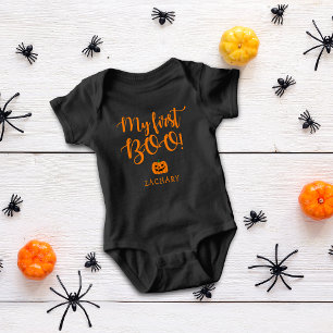 Body Joli Halloween Mon Premier Boo Citrouille Nom