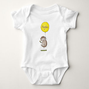 Body Joli hérisson et motif de dessin animé de ballon
