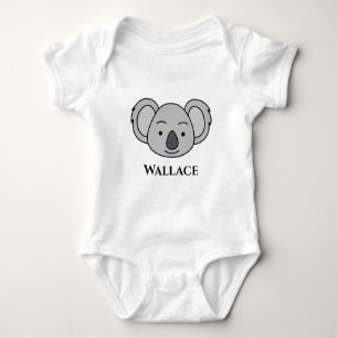 Body Joli Koala Garçon Unique Nom Personnalisé Personna