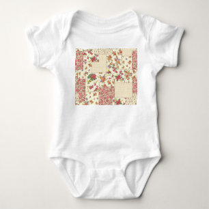 Body Joli motif sans couture de patchwork floral