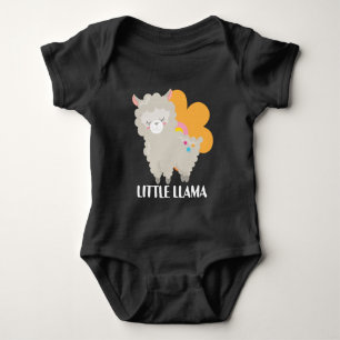 Body Joli petit lama bébé unisex bodysuit