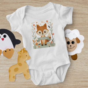 Body Joli renard des bois, animaux de la forêt, neutre 