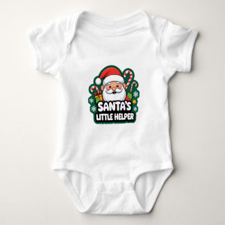 Body Joli T-Shirt de Noël avec le Père Noël pour Garçon