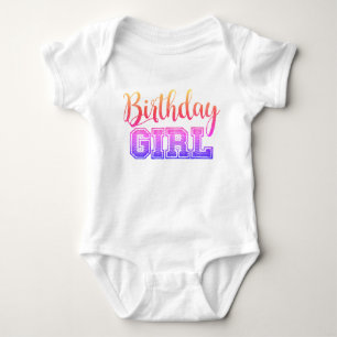 Body Jolie citation fille d'anniversaire jolie Neon