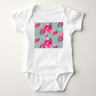 Body Jolie combinaison bébé fleur
