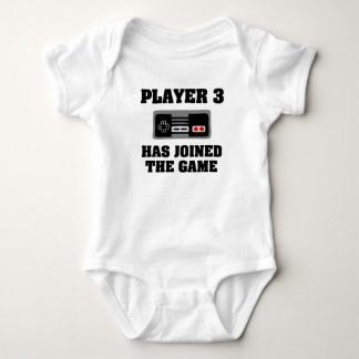Body Joueur 3 a rejoint le jeu Funny baby boy shirt