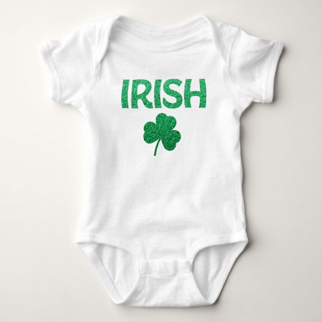 Body Jour de la Saint Patrick Irish Baby Bodycombinaiso (Devant)
